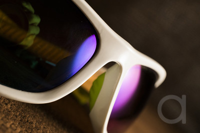 White Sunglasses Closeup