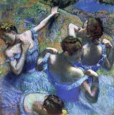 Blue Dancers by Edgar Degas 1897