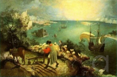 Landscape with the Fall of Icarus by Pieter Bruegel the Elder 1560