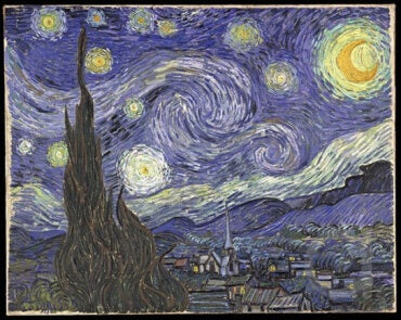 The Starry Night by Vincent van Gogh 1889